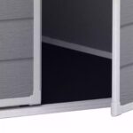 Keter 6′ x 5′ Manor Plastic Garden Storage Shed – Grey-oakleysgardenmachine- Free shipping