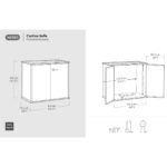 Keter Cortina Bella 4′ x 2′ Plastic Vertical Storage Shed-oakleysgardenmachine- Free shipping