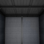 Keter 11’x 7′ Cortina Heavy Duty Plastic Pent Shed – Dark Grey-oakleysgardenmachine- Free shipping