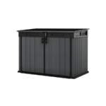 Keter 6’x3.5′ Cortina Heavy Duty Plastic Storage Unit – Dark Grey-oakleysgardenmachine- Free shipping