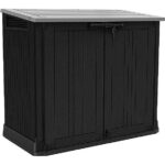 Keter Store It Out Nova 880L Storage Box (with pistons) – Dark Grey with Light Grey Lid-oakleysgardenmachine- Free shipping